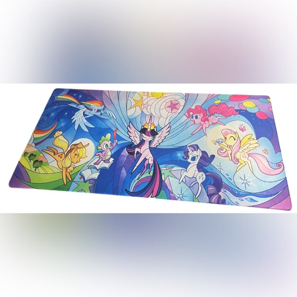 My Little Pony Mane 6 Stained Glass XL Desk Gaming Mouse Mat 35x18